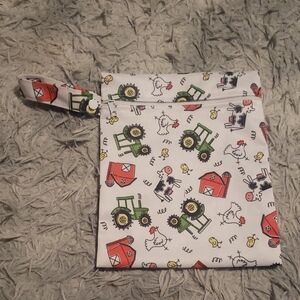 Kids Farm Print Wet Bag